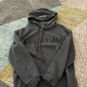 Essentials Men's Charcoal Hoodie
